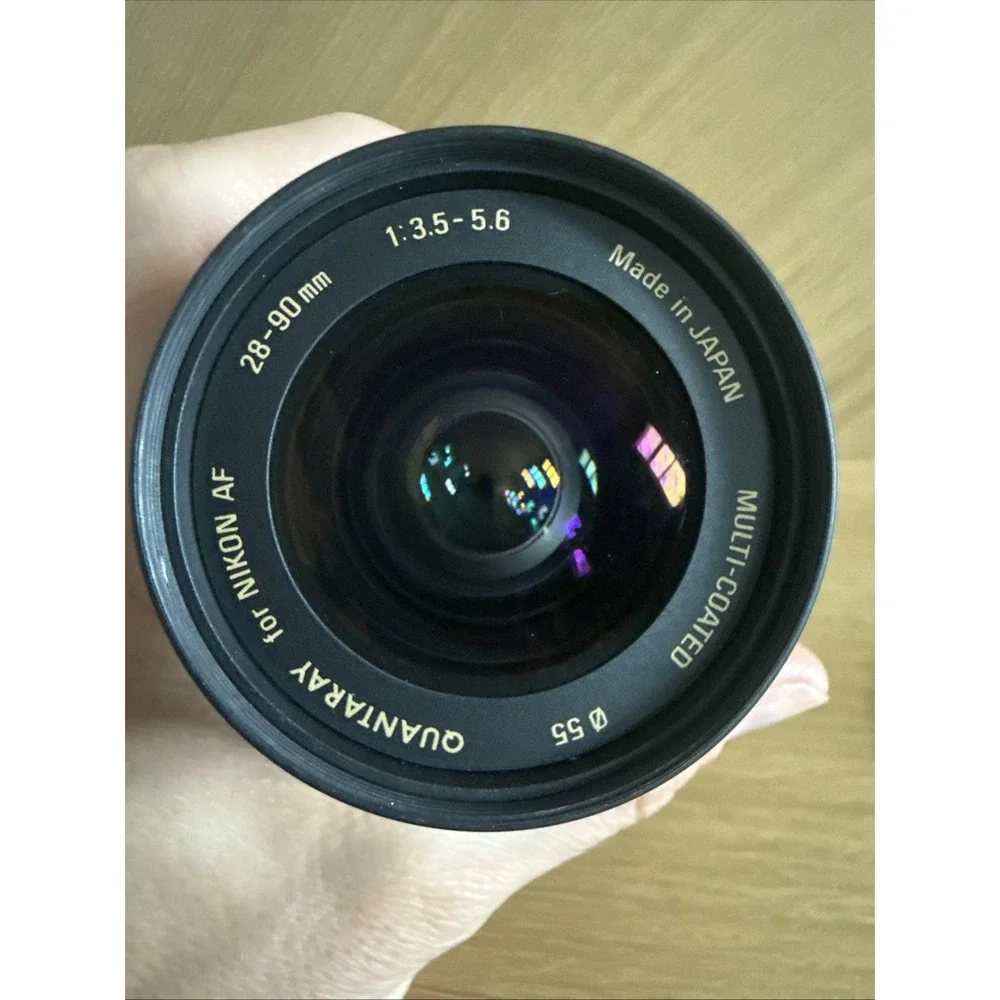 Quantaray 28-90mm f/3.5-5.6 Macro Multi-Coated Autofocus Lens for Nikon F Mount